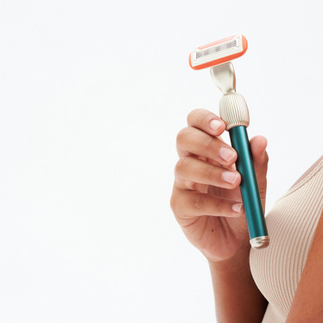 FLER The Razor Starter Set Pine Cuchilla aluminio + cabezal + soporte