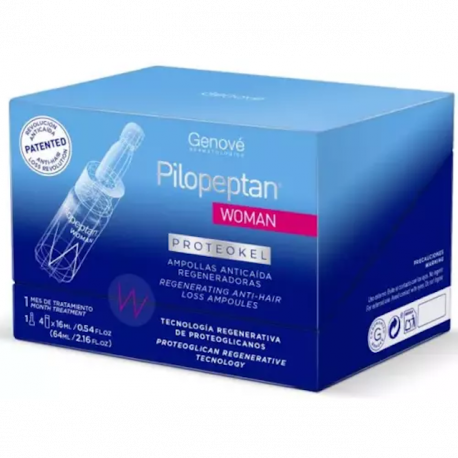 PILOPEPTAN Woman Anticaída Regeneradora 4 Ampollas