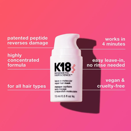 K18 Molecular Leave - in repair mask mascarilla sin aclarado