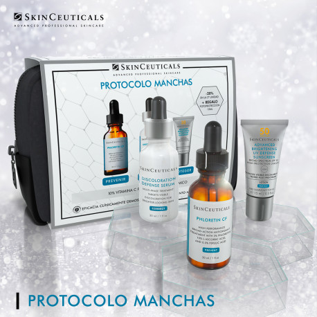 SKINCEUTICALS Cofre Phloretin 30 ml + Discoloration Defense Sérum 30 ml + Advanced Brightening 15 ml