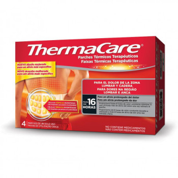 THERMACARE Parches Térmicos Zona Lumbar y Cadera 4 unidades