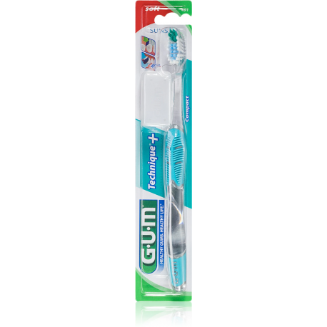 GUM Cepillo Dental Adulto Suave Technique+ 1 Ud