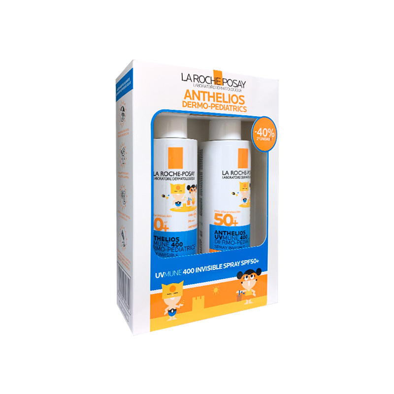 ANTHELIOS Dermopediatrics Spray Invisible SPF 50+ Duplo 2 x 200 ml