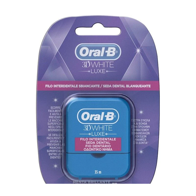 ORAL-B 3D Seda Dental 3D White Luxe Menta 25 m