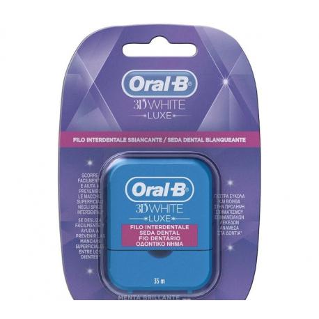 ORAL-B 3D Seda Dental 3D White Luxe Menta 25 m