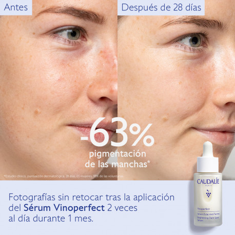 CAUDALIE Vinoperfect Pack Sérum Antimanchas 30 ml + REGALO SOLAR SPF50+ 20 ml