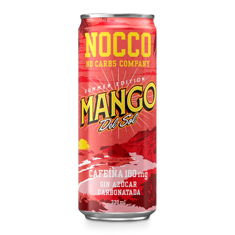 NOCCO Bebida Energética Mango Del Sol 330 ml