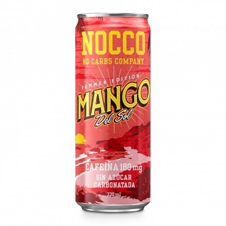 NOCCO Bebida Energética Mango Del Sol 330 ml