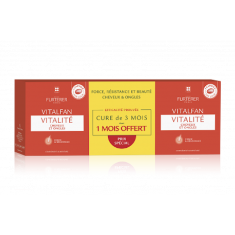 RENE FURTERER Vitalfan Vitalidad Cabello y Uñas 3 x 30 Cápsulas