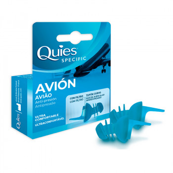 QUIES Specific Tapones Oído Avión Antipresión 2 Unidades