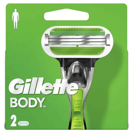 GILLETTE Recambio Body 2 uds
