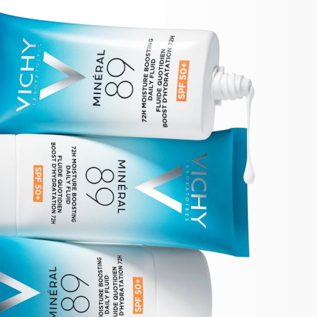 VICHY Mineral 89 Fluido Diario Boost de Hidratación 72h SPF 50+ 50ml