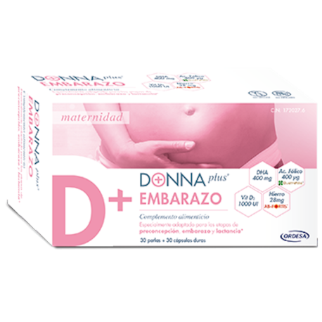 DONNA Plus Embarazo 30 Perlas + 30 Cápsulas Duras