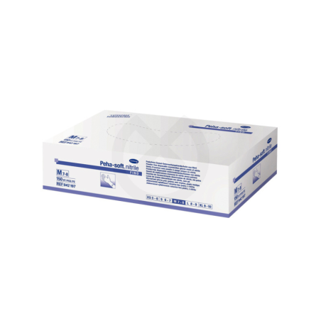 GUANTES PEHA-SOFT NITRILE T- MED 10 uds
