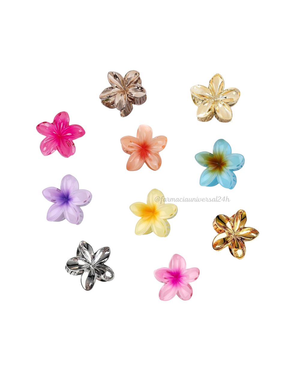 Pinza Flor para el Pelo 2 unidades
