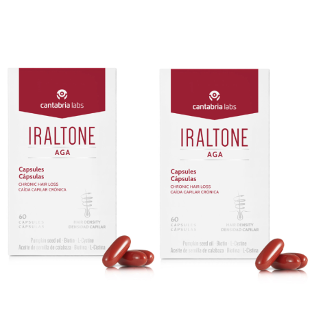 IRALTONE Aga Pack Anticaída 2 x 60 Cápsulas