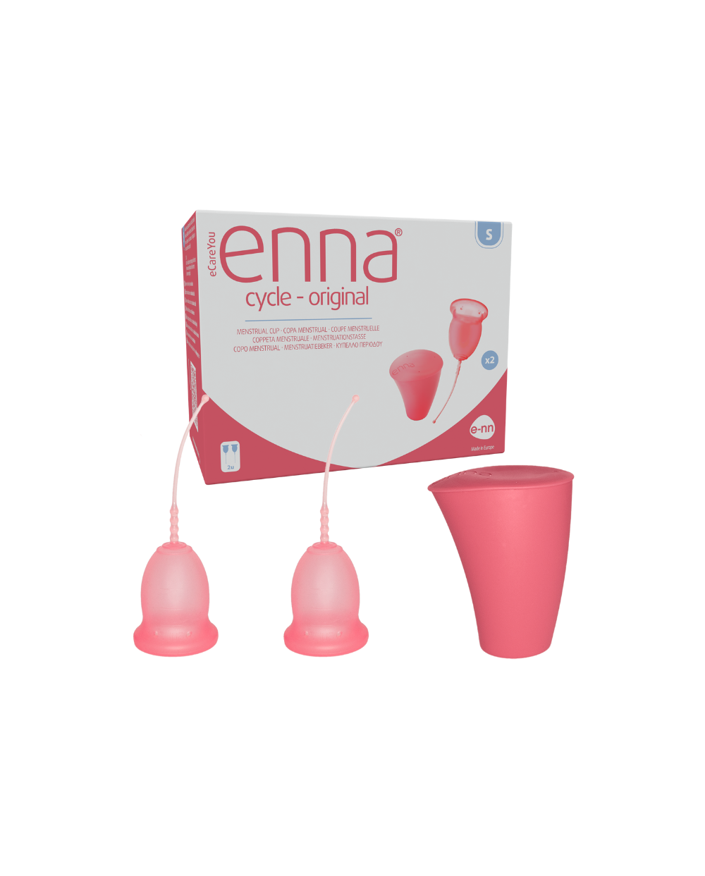 ENNA Cycle original copa menstrual Talla S 2 unidades