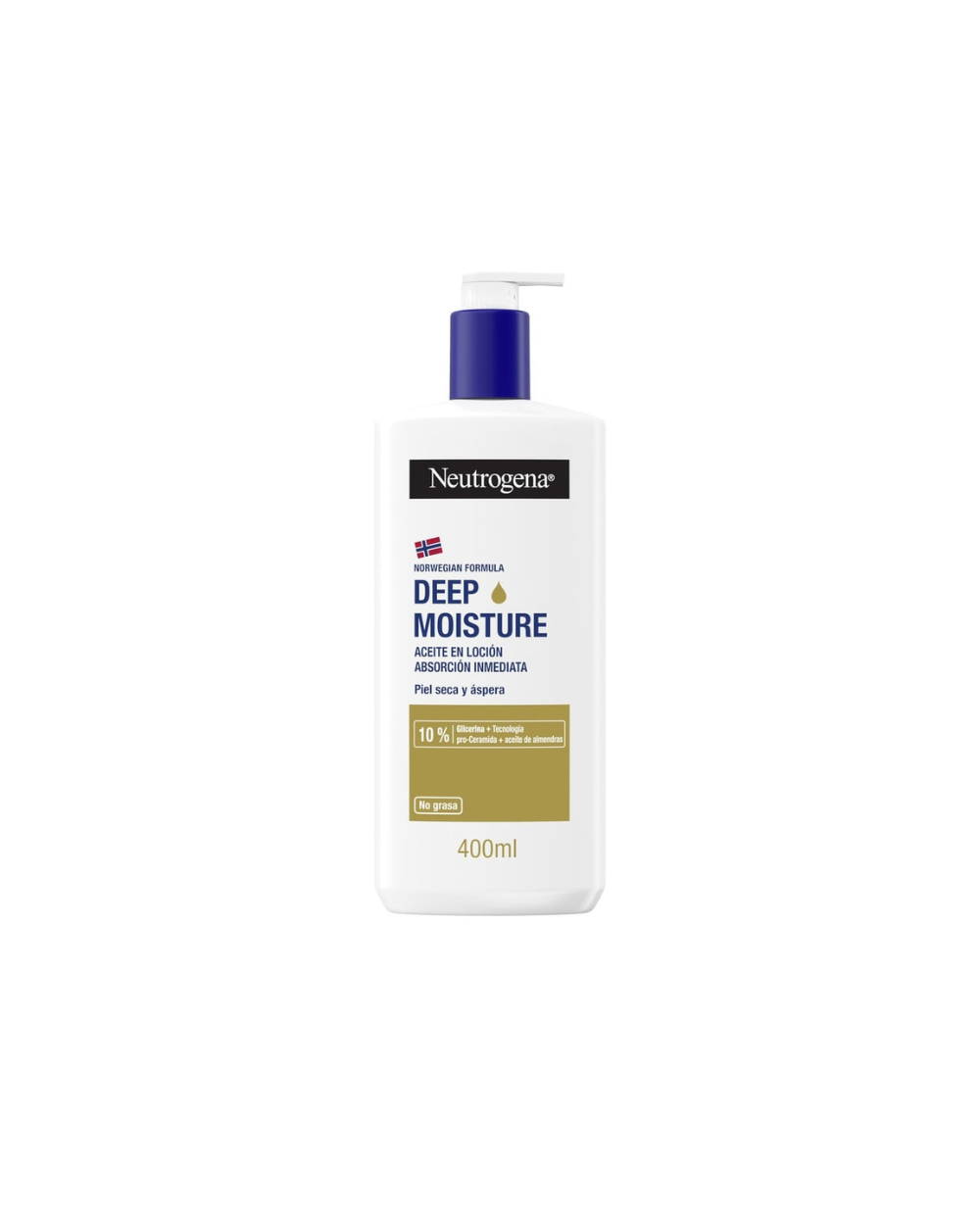 NEUTROGENA Aceite en Loción Hidratación Profunda Piel Seca y Áspera 400 ml