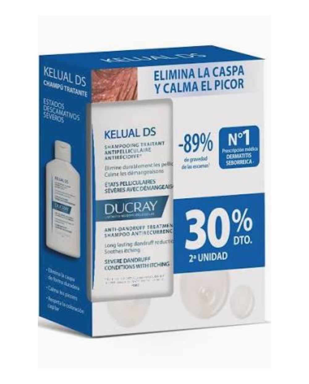 Ducray Kelual Ds Duplo Champú Tratante 2 x 100 ml