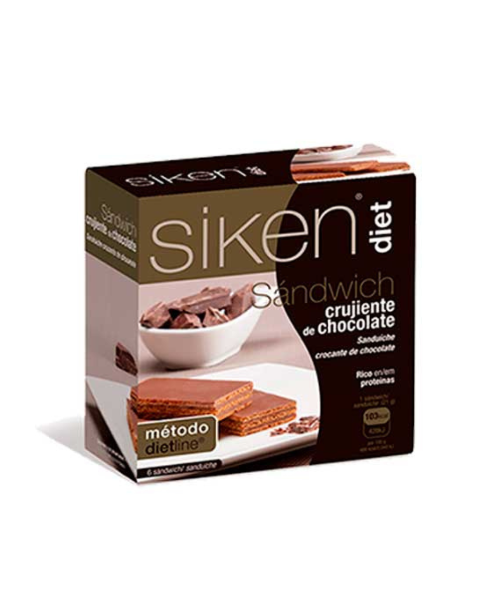SIKENDIET Sandwich Chocolate 6 uds