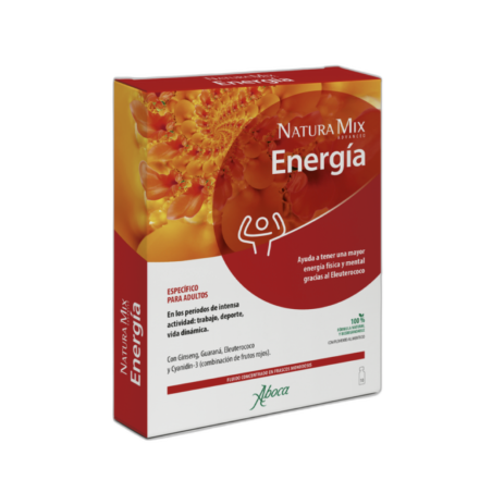 ABOCA Natura Mix Advanced Energia Fluido Concentrado 10 Frascos Monodosis