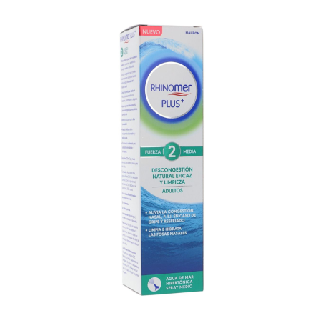 RHINOMER Plus+ fuerza 2 adultos 125 ml