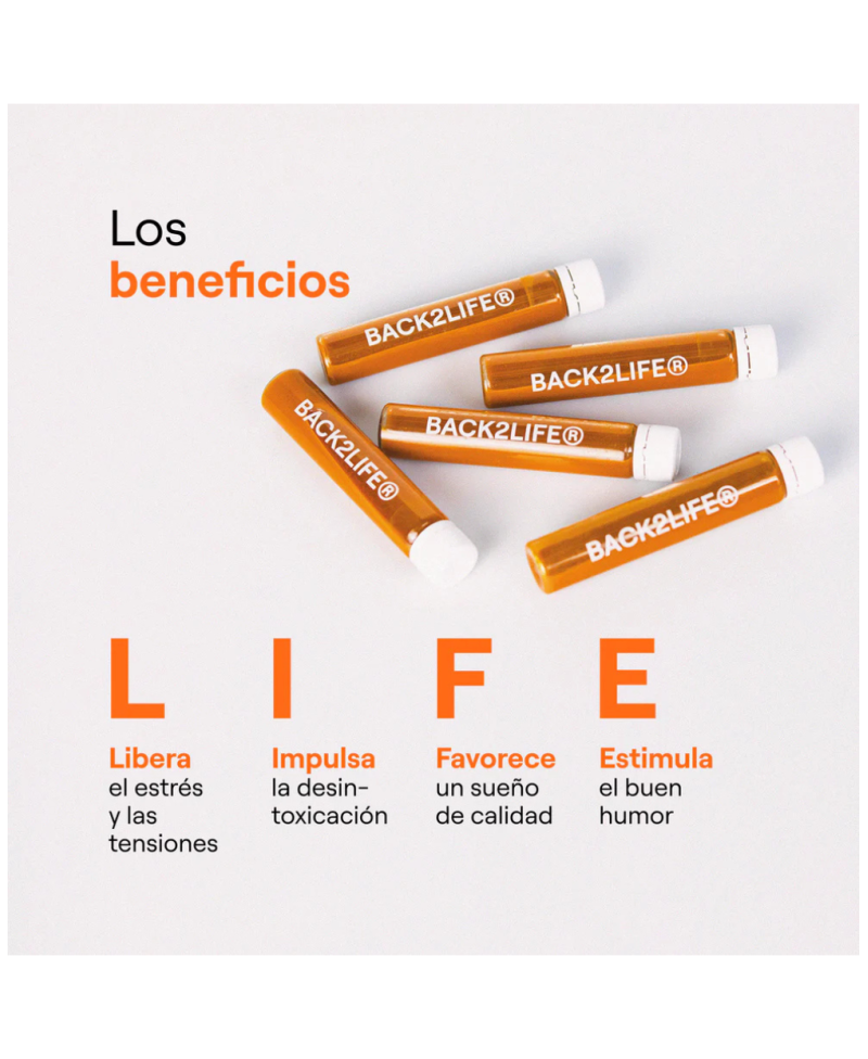 BACK2LIFE Anti resaca 5 x 25 ml
