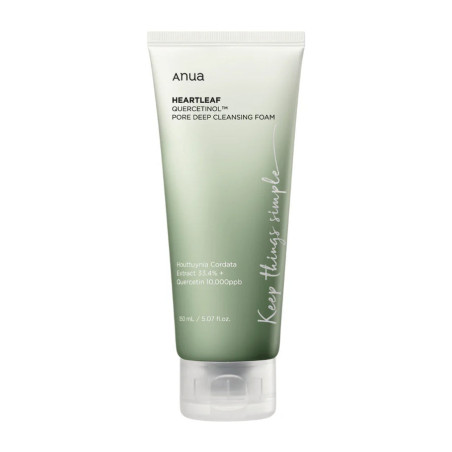 ANUA heartleaf quercetinol pore deep limpiador facial 150 ml