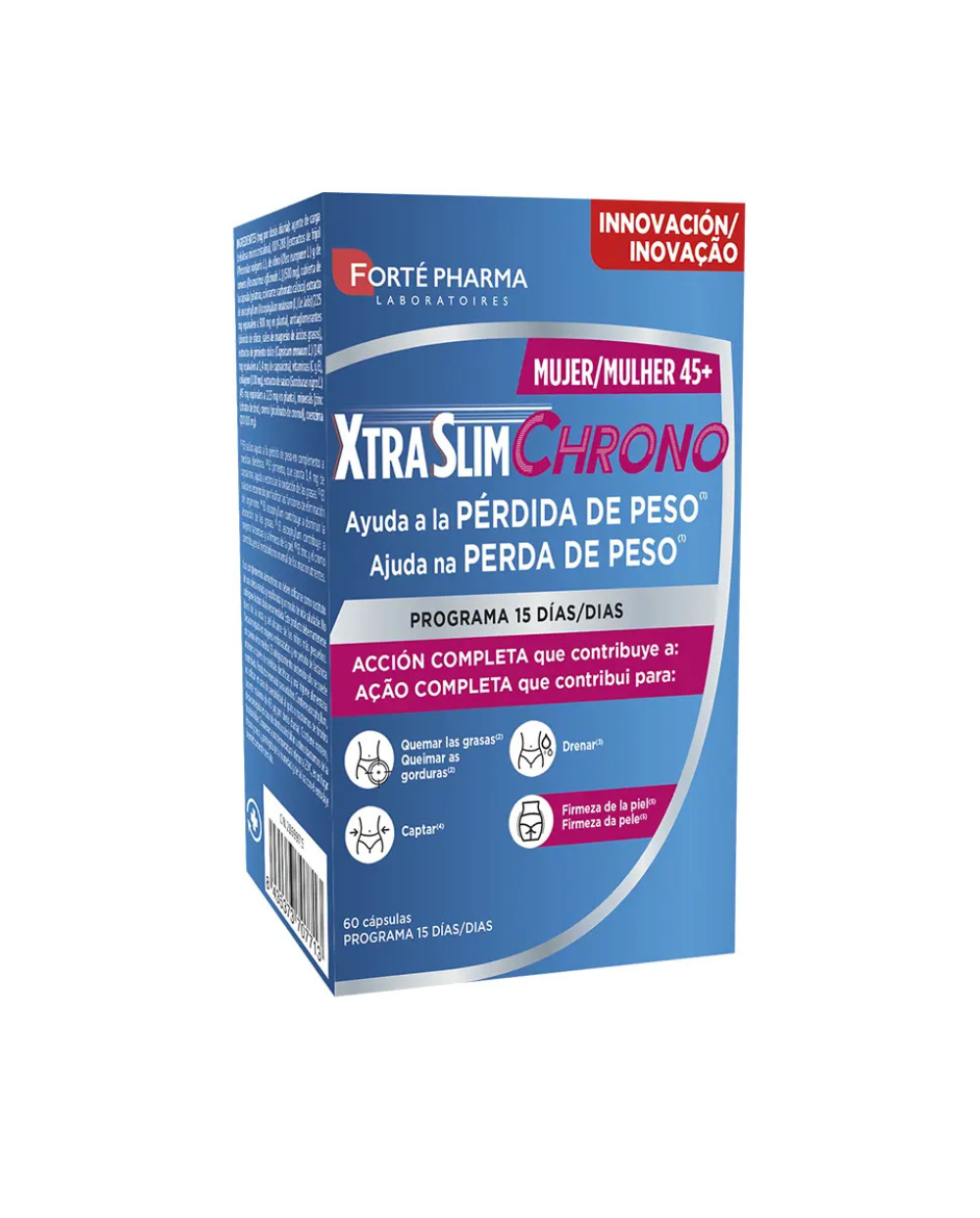 FORTE PHARMA Xtraslim Chrono Mujer 45+ 60 Capsulas