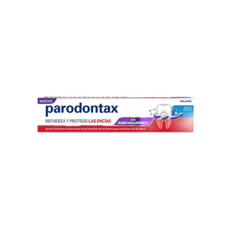 PARODONTAX Refuerza y Protege Encias Pasta Dentifrica con Fluor y Ac. Hialuronico Menta Fresca 75 ml