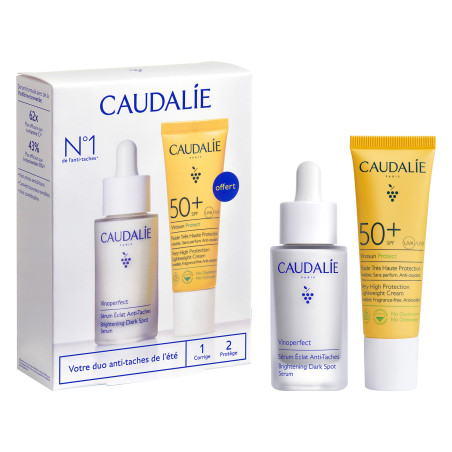 CAUDALIE Vinoperfect Pack Sérum Antimanchas 30 ml + REGALO SOLAR SPF50+ 20 ml