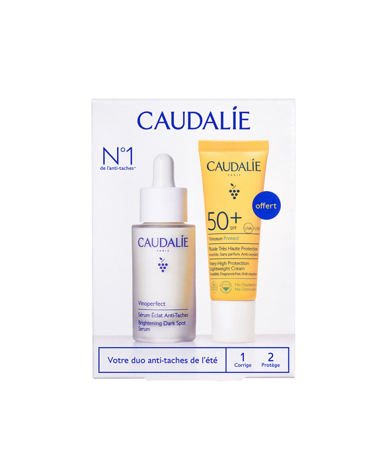 CAUDALIE Vinoperfect Pack Sérum Antimanchas 30 ml + REGALO SOLAR SPF50+ 20 ml