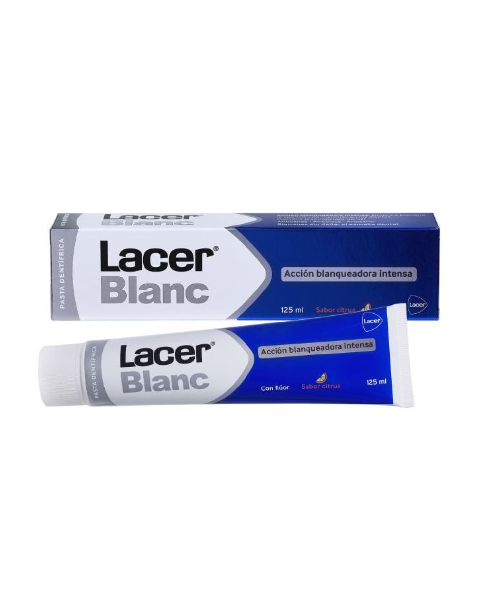 Pasta Dentífrica Lacer Blanc Plus Sabor Citrus 125 ml