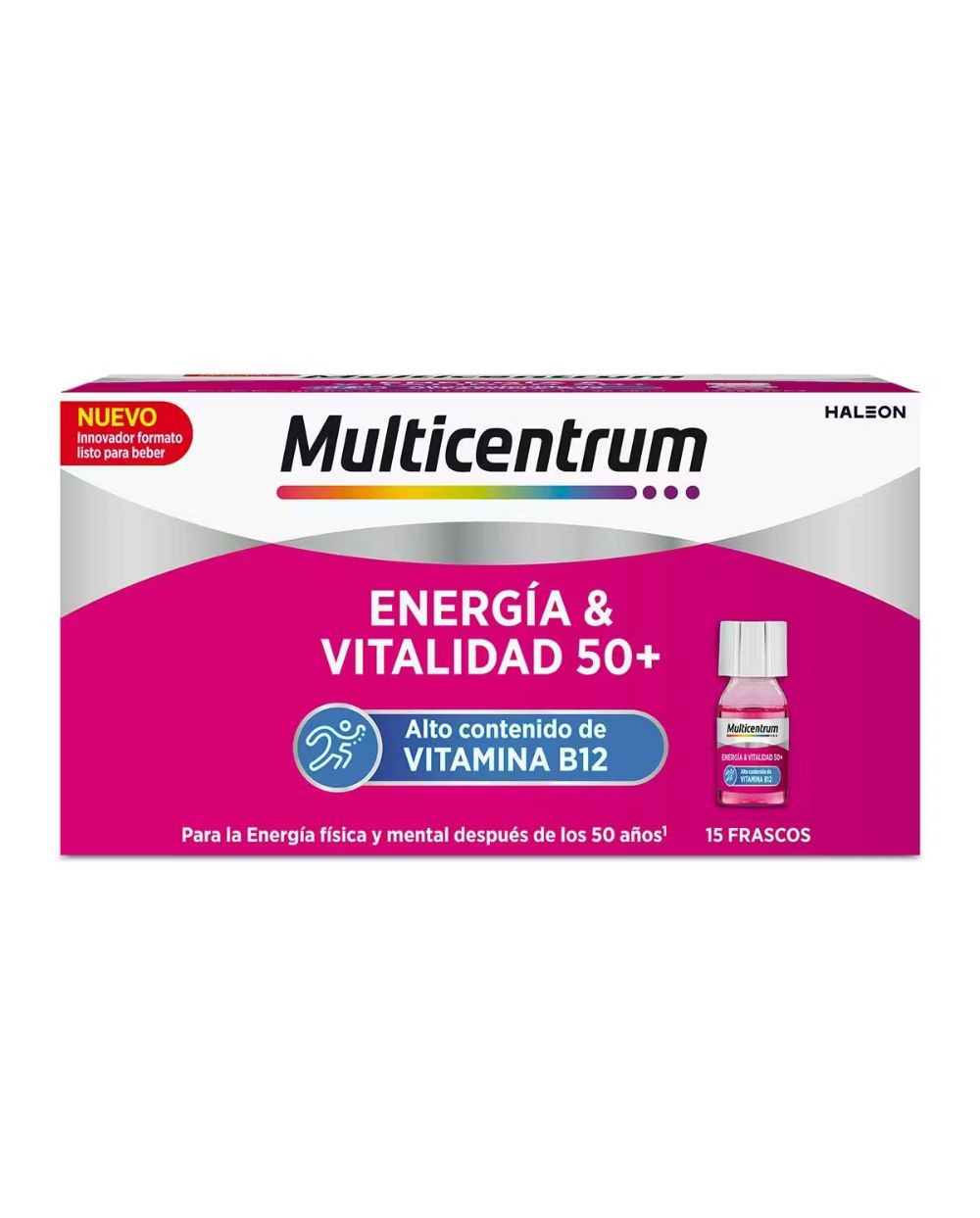 MULTICENTRUM Energía y Vitalidad 50+ 15 Frascos