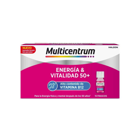 MULTICENTRUM Energía y Vitalidad 50+ 15 Frascos