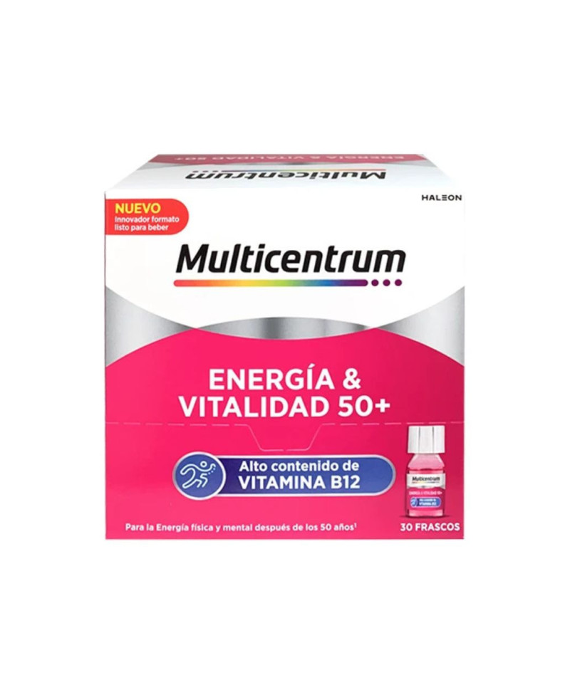 MULTICENTRUM Energía y Vitalidad 50+ 30 Frascos