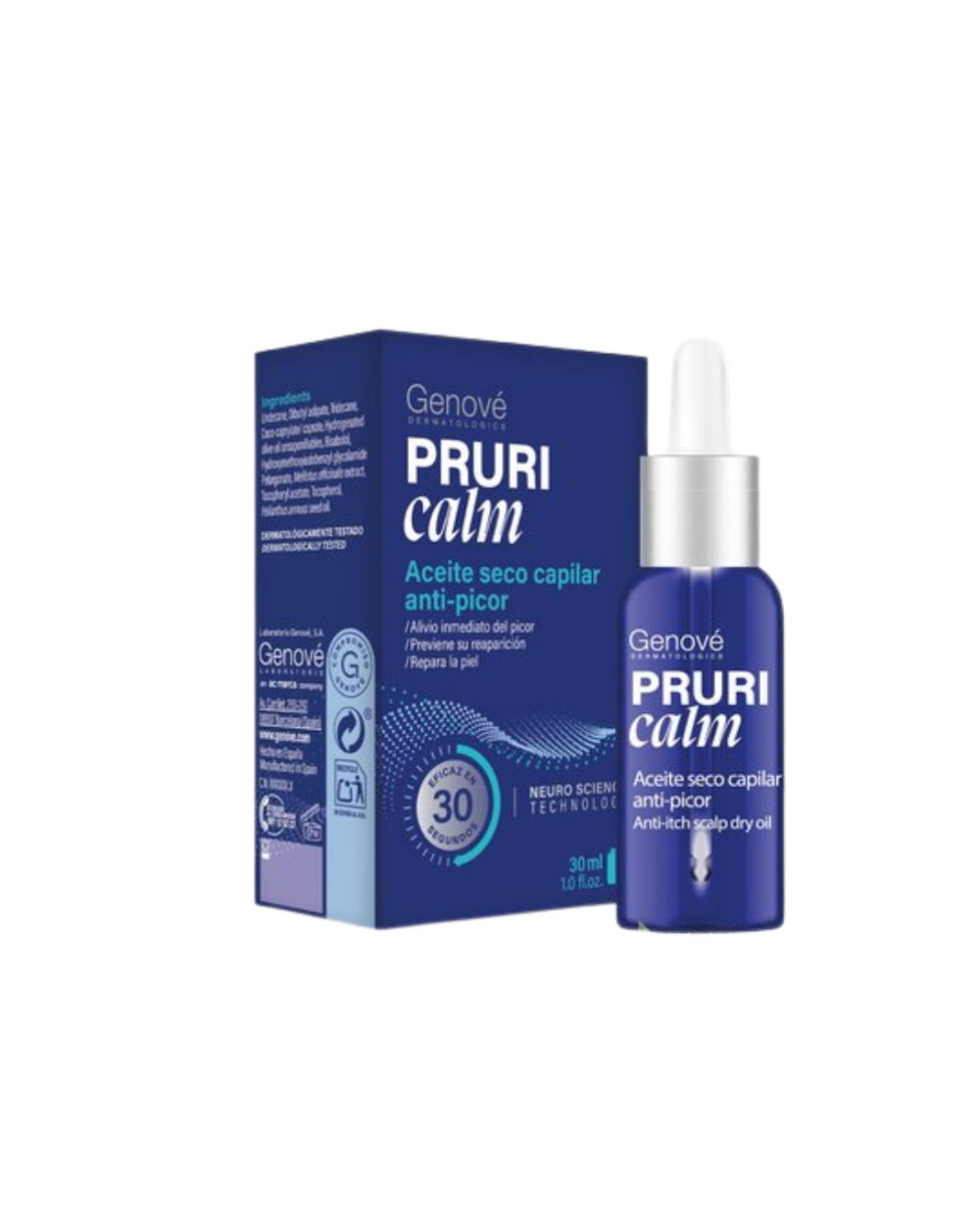 GENOVÉ PruriCalm Aceite seco capilar anti picor 30ml