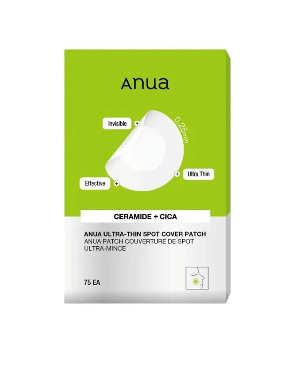 ANUA Ultra Thin Spot Cover Patch 75 Unidades
