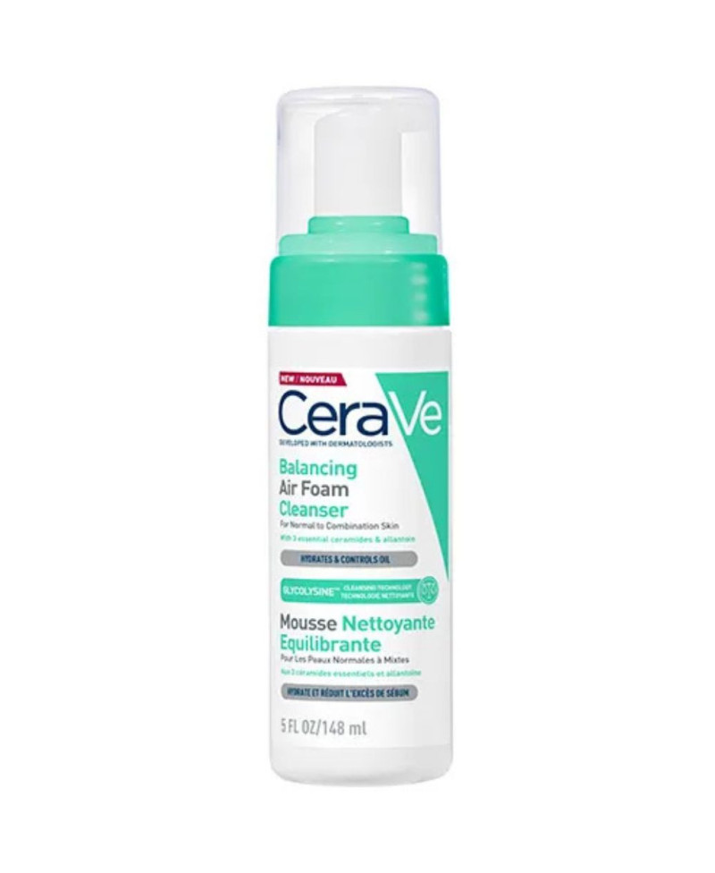 CeraVe Limpiador Air Foam 148 ml | Espuma Reequilibrante Piel Sensible