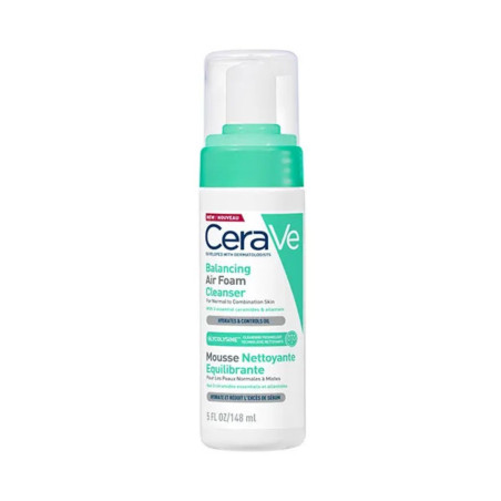 CeraVe Limpiador Air Foam 148 ml | Espuma Reequilibrante Piel Sensible