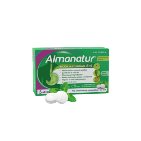 ALMANATUR Sabor Menta 40 Comprimidos Masticables