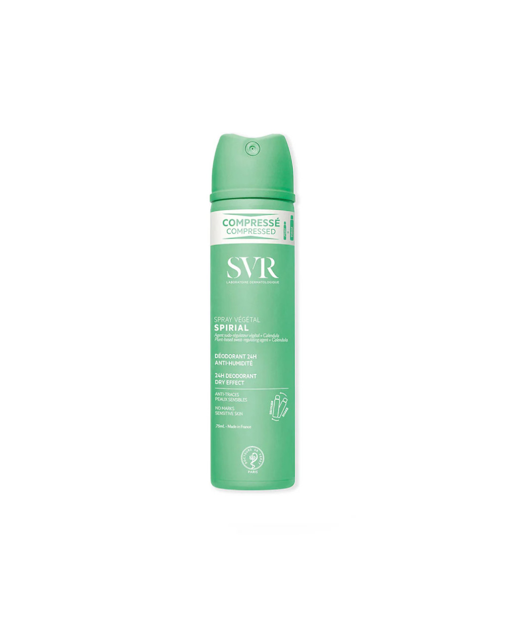 SVR Spirial Spray vegetal desodorante 75 ml