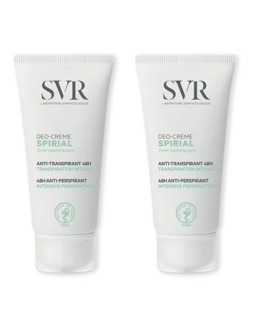 SVR Spirial Duplo crema desodorante antitranspirante 2x50 ml