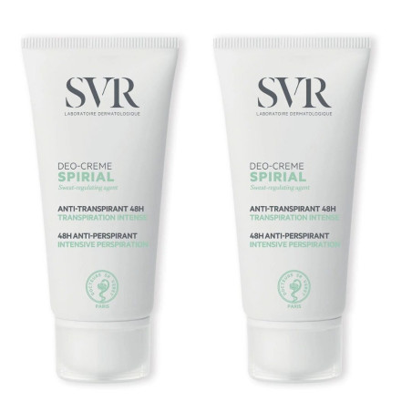 SVR Spirial Duplo crema desodorante antitranspirante 2x50 ml