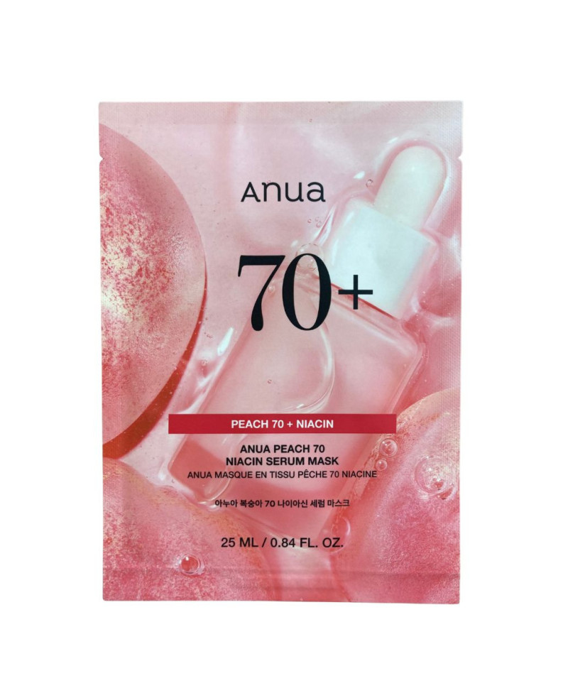 ANUA Peach 70 Niacin Mascarilla Facial 25 ml