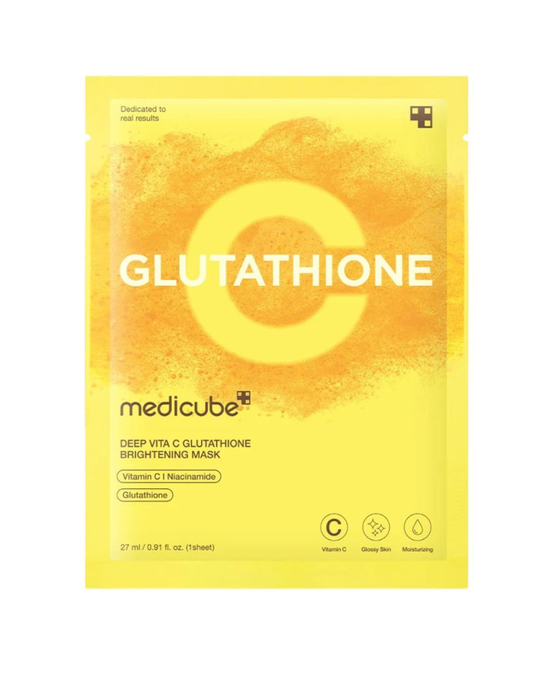 MEDICUBE Deep Vita C Glutathione Mascarilla Iluminadora