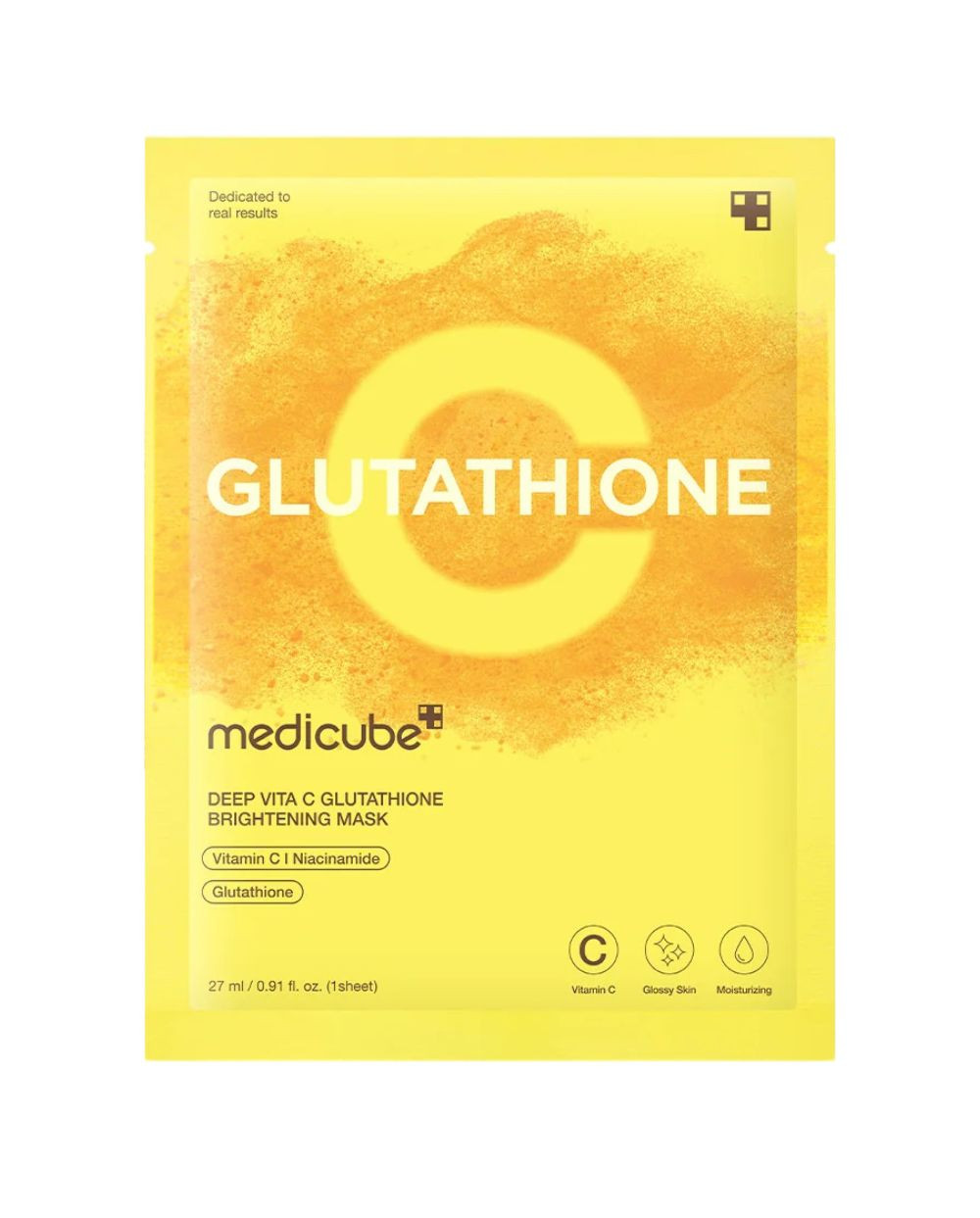 MEDICUBE Deep Vita C Glutathione Mascarilla Iluminadora