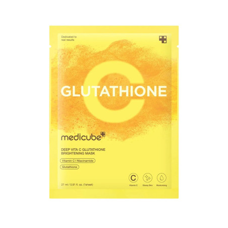 MEDICUBE Deep Vita C Glutathione Mascarilla Iluminadora