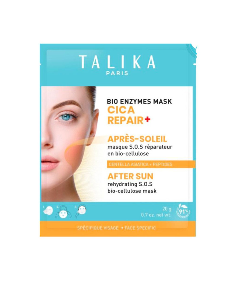 TALIKA Bio enzymes mascarilla cica repair + after sun 20 g