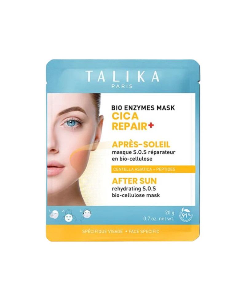 TALIKA Bio enzymes mascarilla cica repair + after sun 20 g